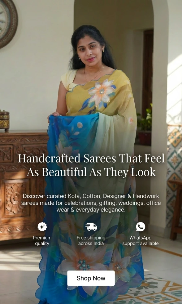 Handcrafted Sarees That Feel As Beautiful As They Look