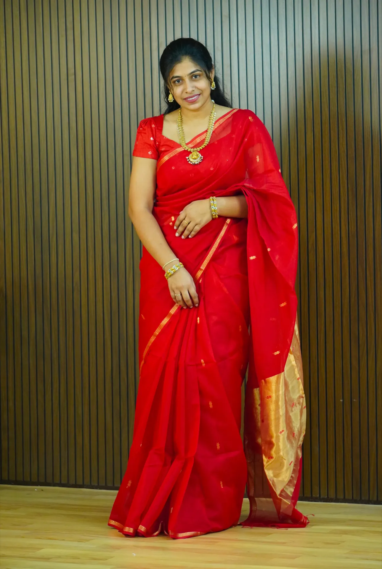 Pure Maheswari handloom silk saree FFF158