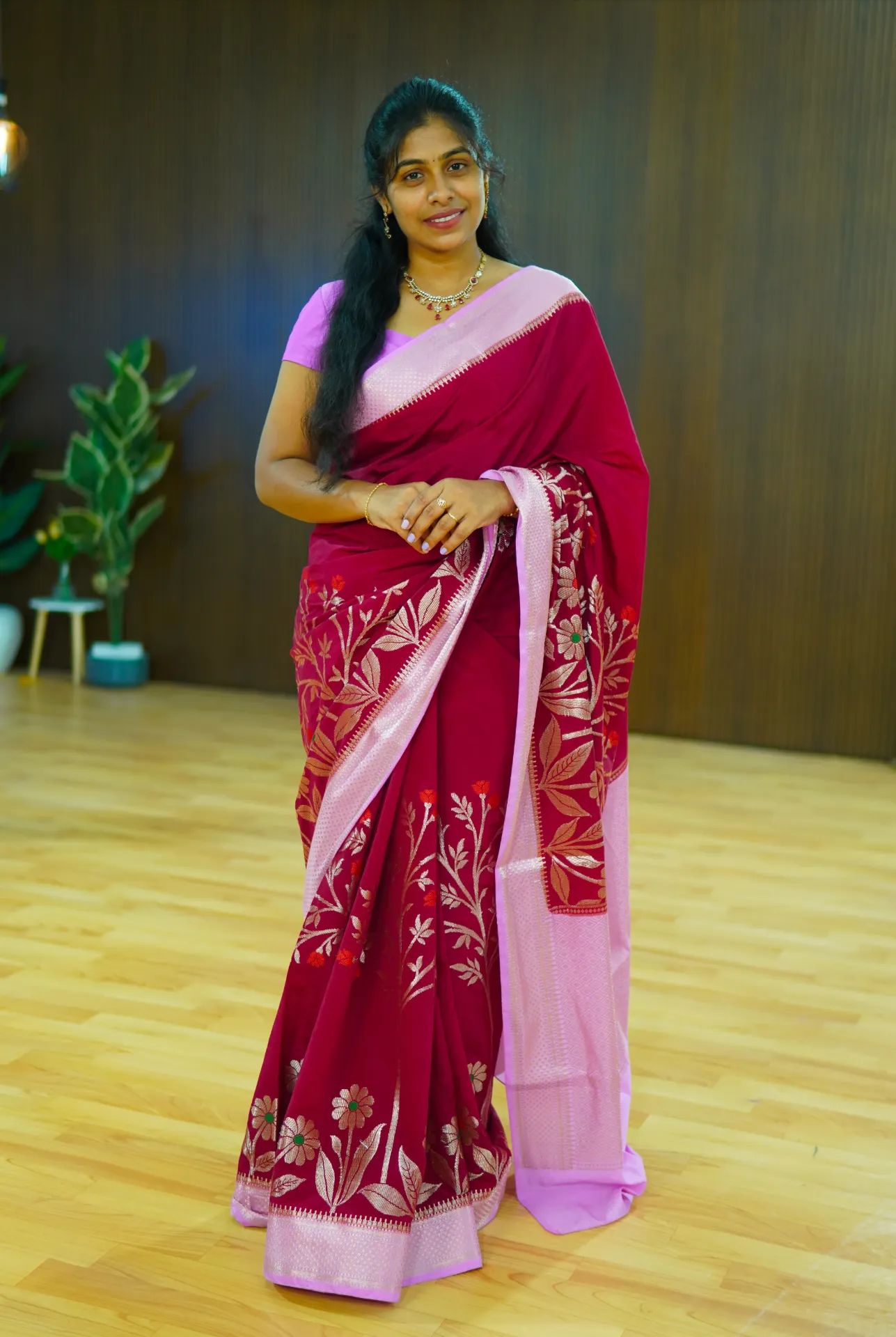 Katan silk saree FFF176