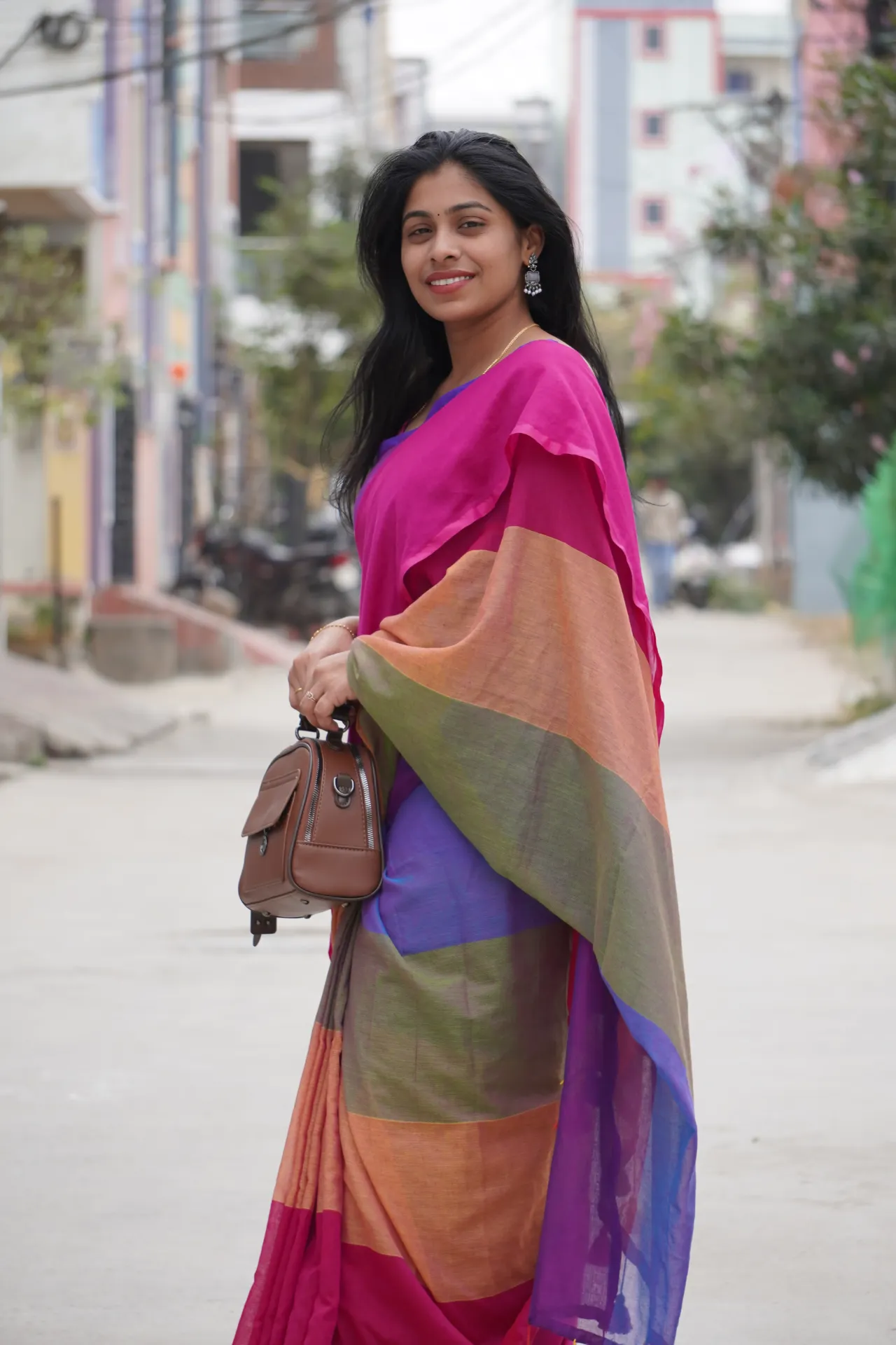 [fff24, Mul Cotton, Multi Colour,] Multi Colour Mul Cotton Saree