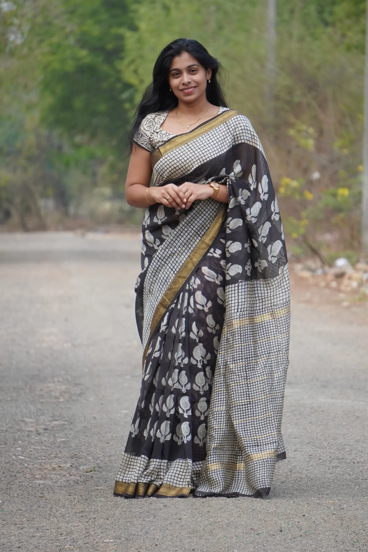 Maheshwari Silk Saree | Lightweight Elegant Handloom Ethnic Wear