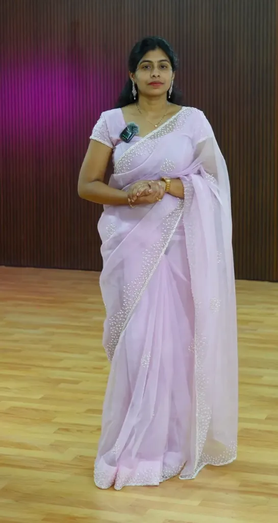 Desinger handwork saree