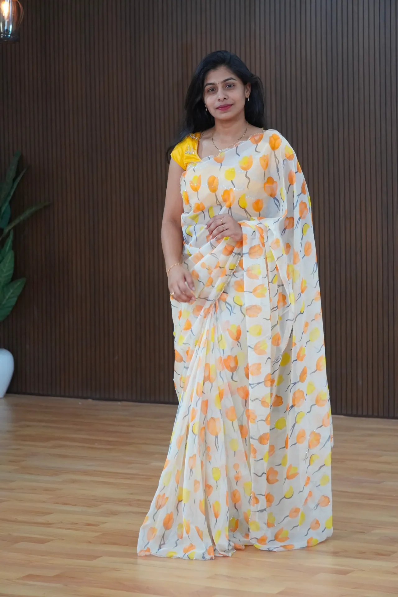 Tebi silk with cut Dana hand work FFF62