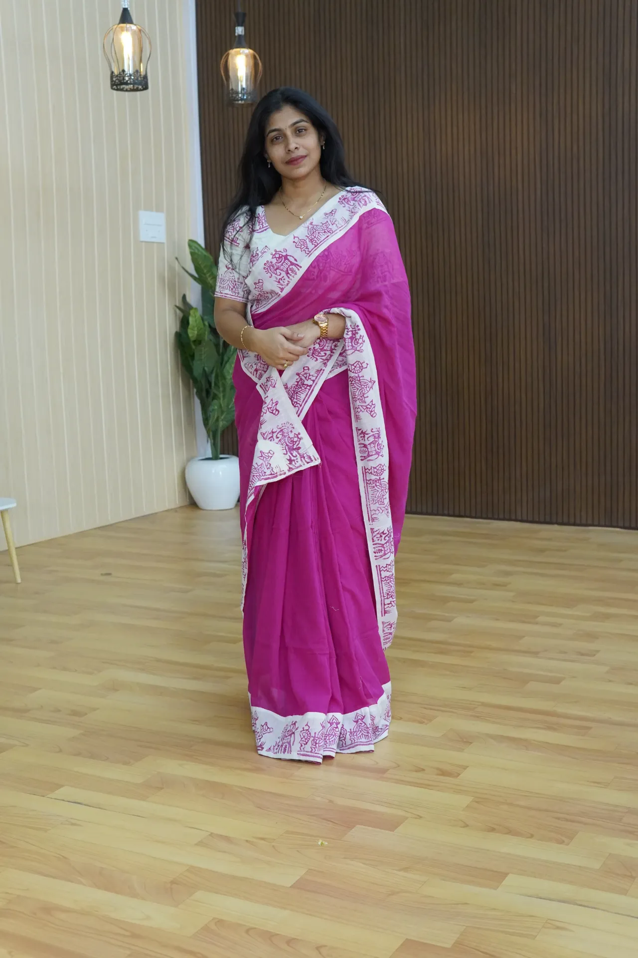 Mul cotton with Block print